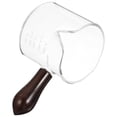 thumbnail image 1 of Minkissy Double Spout Espresso Cup Practical Wood Handle 1Set For Café Beverage Serving, 1 of 7