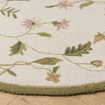 thumbnail image 3 of Safavieh Chelsea Beryl Bordered Wool Area Rug, Ivory, 8' x 8' Round, 3 of 11