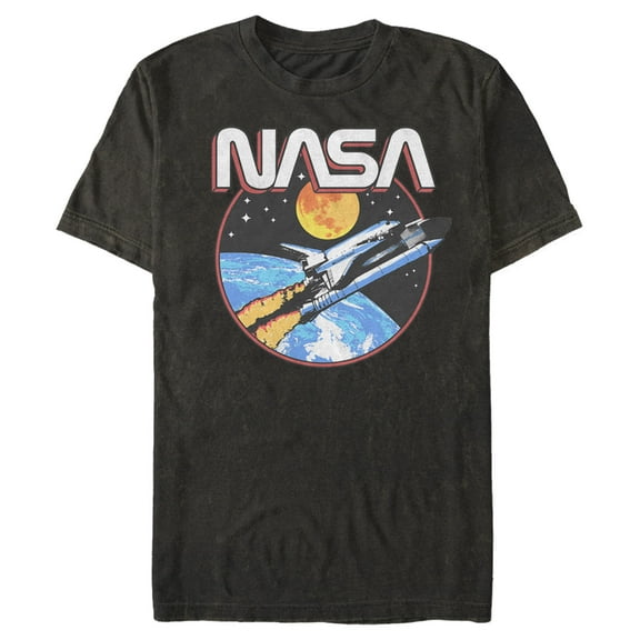 Men's NASA Shuttle Journey Graphic Tee Black 2X Large