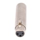 thumbnail image 3 of Conector adaptador de extensión de micrófono de Audio, conector XLR macho a hembra de 3 pines, 2 uds., 3 of 5