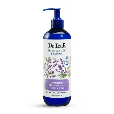 Dr Teal's Essential Oil Volumizing Daily Shampoo with Lavender, 16 fl oz