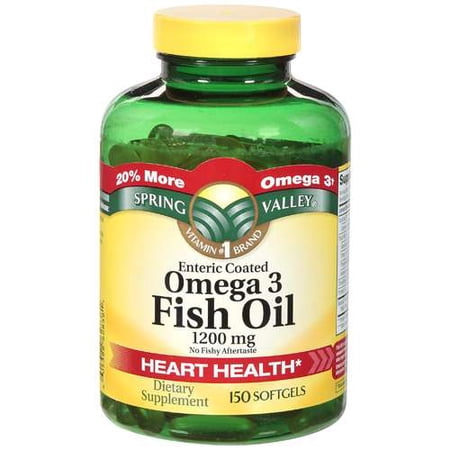 Spring Valley Sv Enteric Coated Fish Oil 1200mg 150ct