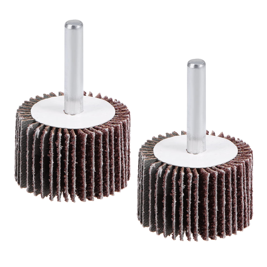 FLAP WHEEL 2 pcs 6/" X 2/" X 1/" X 80 GRIT SANDING AND DEBURRING FLAP WHEEL