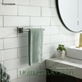 thumbnail image 6 of KOKOSIRI Hand Towel Bar Chrome Bathroom Towel Rail Holder Kitchen Paper Holder Wall Mounted Toilet Cabinet Mount, Polished Stainless Steel B3008CH, 6 of 9