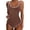 Coffee, variant on HXWCHs Chlorine Resistant Product Category Swimwears One Female Swimsuit with High Waist and Push-Up Support for Training and Sport S Red