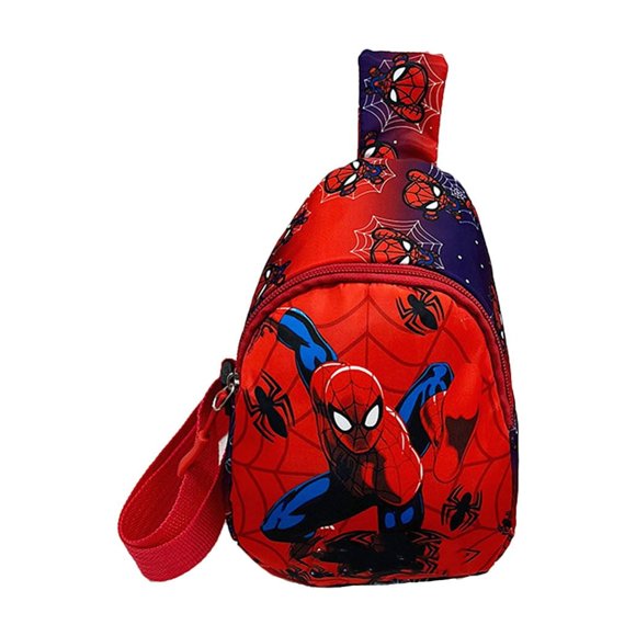 NAOJIE Cartoon Superhero Series Crossbody Bag 7.5" Sling Bag Shoulder Bag Chest Pack Small Cartoon Student Travel Cycling Skating(G)
