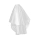 thumbnail image 4 of Tocado de velo de tul nupcial, velo de boda de dos niveles con peine para despedida de soltera, suministros para fiesta de compromiso y , Blanco mayimx Velo de novia, 4 of 9