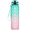 Green Pink Gradient, variant on GEDUX 32oz Motivational Water Bottle with Time Marker BPA Free Tritan Reusable Sports Bottle, Leak Proof & One-Click Open Lid, Wide Mouth with Carry Strap for Gym Travel Running