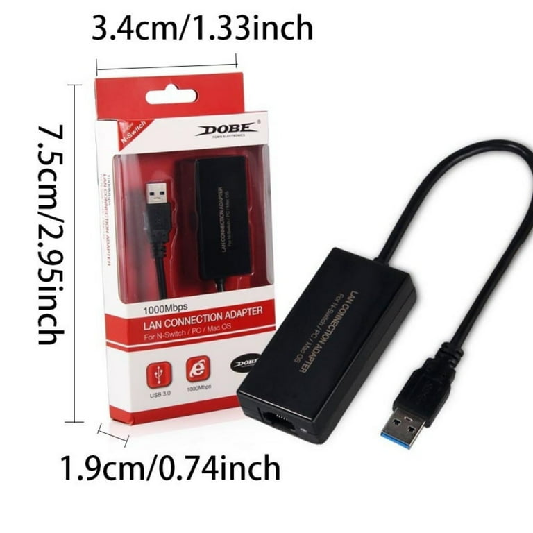 Network Adapter USB to Ethernet RJ45 Lan Gigabit Adapter for