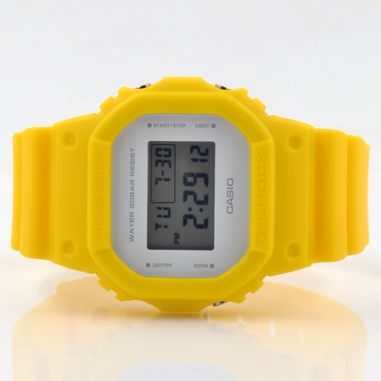 Casio G-Shock DW5600CU-9A Yellow Watch - Walmart.com