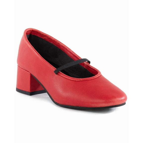 Seychelles Dusk To Dawn Leather Pump, 6, Red