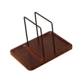 thumbnail image 3 of Soporte de la NAPY para TELLA de METAL ROTACIÓN -Desktop vertical de donante -estante de napketten para cocina, mesa de comedor, boda en casa en casa marrón rojo, 3 of 8