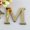 M, variant on 26 Letters Diy 3D Mirror Acrylic Wall Sticker Decals Home Decor Wall Art Mural M 15Cm Acrylic Mirror English Letter Gold M Acrylic 1Pc Mirror English Letters