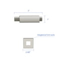 thumbnail image 4 of 3" Ceiling Mounted Shower Arm with Flange, Brushed Nickel, 4 of 9
