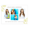 Embroidered Notice Graduation Announcement
