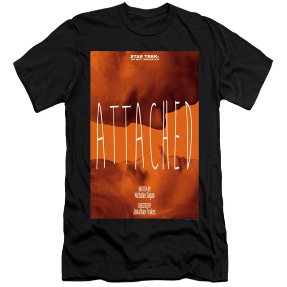 Star Trek Tng Season 7 Episode 8 Premium Canvas Adult Slim Fit 30/1 T-Shirt Black