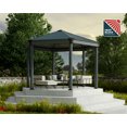 thumbnail image 3 of Canopia by Palram Roma 12 ft. x 14 ft. Gazebo Kit - Grey, 3 of 9