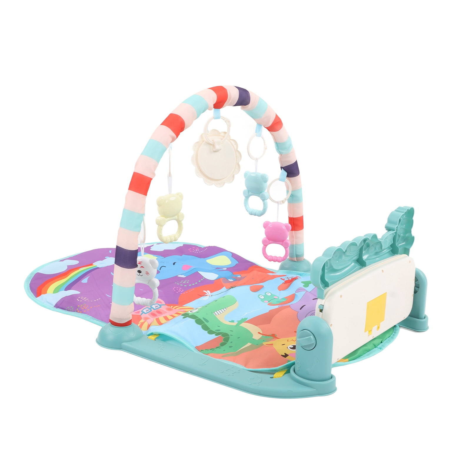 Yajisi Baby Play Piano Gym Mat Multifunction Educational Detachable Kick and Play Activity Center for Newborn Toddler Infant (29.5 inches / 75 cm)