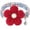 Red, variant on Sparkle Crystal Pet Collar, Fashion Rhinestone Dog Collar for Small Medium Pets, Adjustable Soft Pet Accessory with Shiny Stones
