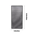 thumbnail image 2 of Dual-Sided Aluminum Foil XPE Insulation Film - Sunroom Window Car Sunshade Sunscreen Glass Sticker, Heat Insulation Waterproof Film for Home Auto Glass Heat Blocking & Protection, 39*12in, Silver, 2 of 8