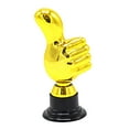 thumbnail image 2 of yotijay Thumbs up Trophy Award Decorations Fun for Employee Office Classroom Rewards Gold, 2 of 9