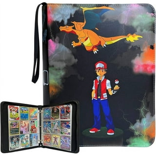 LIMSTDIC Card Binder for Pokemon Cards, 4 Pockets Up to 400 Cards Binder  Compatible with Pokemon Trading Cards, MTG Cards, Portable Waterproof Card