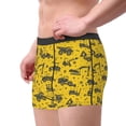 thumbnail image 3 of Bingfone Vintage Excavator Men's Underwear - Casual Stretch Boxer Briefs-Medium, 3 of 7