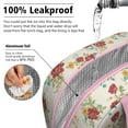 thumbnail image 5 of Lunch Bag Lunch Box for Women Reusable Insulated Lunch Cooler Bags,Large Capacity for Work Travel Picnic,Water-Resistant Pioneer Colorful Floral Lunch Tote Bag Gifts for Woman Mom Pink, 5 of 6