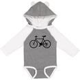 thumbnail image 3 of Inktastic Bicycle Silhouette Boys or Girls Long Sleeve Baby Bodysuit, 3 of 5