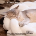 thumbnail image 4 of CheerPals Twisted Pet Bed, Weave Cat Bed Sofa with Cushion for Indoor Cats Puppy(White), 4 of 8