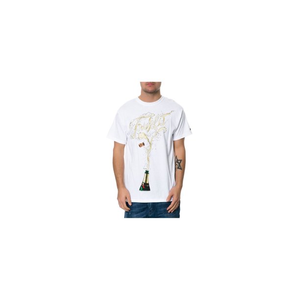 TrukFit The Pour It Out Graphic Camiseta para Hombre, Blanco, Grande TrukFit Camiseta gráfica
