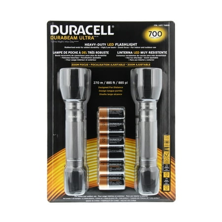 Duracell Durabeam Ultra 700 Lumens Flashlight 2 Pack