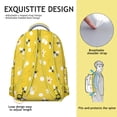 thumbnail image 5 of Bees Striped Backpack&nbsp;- Classic Style Bookbag for Work & Study, Business-Friendly Design with Document Folder, Smooth Zipper Glides, 5 of 6