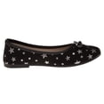 thumbnail image 2 of Kensie Girl Little Kids Ballerinas, Star Black, 1, 2 of 8