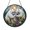 Acrylic 3.5 Inch, variant on Polar Bear Pair with Flowers Stained Glass Style Suncatcher – Window Art