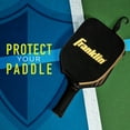 thumbnail image 3 of Franklin Sports Pickleball Paddle Cover - Protective Padded Pickleball Cover with Fence Hook - Universal Size Pickleball Paddle Case - Protective Pickleball Equipment + Accessory - Black + Gold, 3 of 8