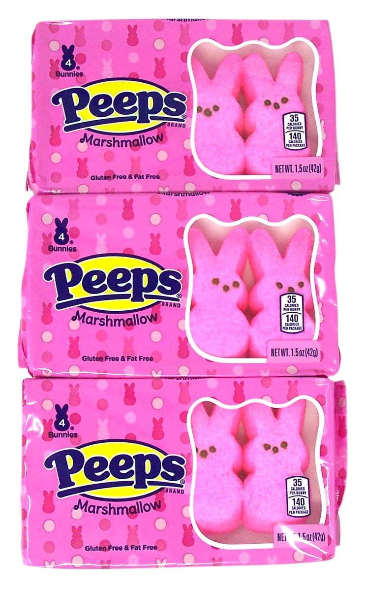 Baltimore Mall Peeps Polka Dot Pink Marshmallow Bunny Plush Stuffed Animal Toy egypt140.com