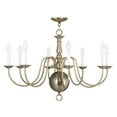 thumbnail image 2 of Beaumont Lane 8 Light Chandelier in Antique Brass, 2 of 2
