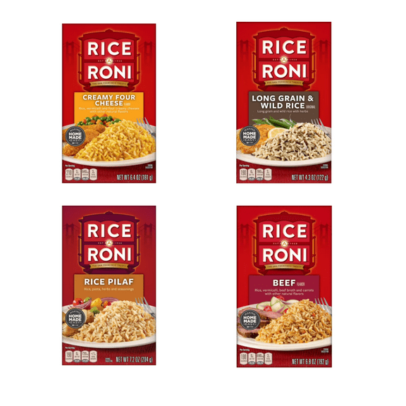 Rice-A-Roni Assorted Side Dish Variety Pack – 8 Savory Selections