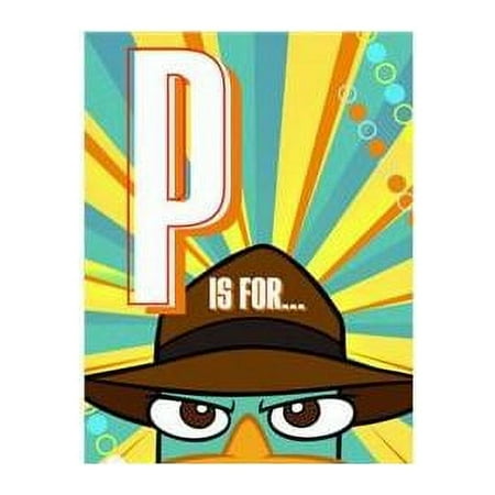 Phineas and Ferb 'Agent P' Invitations w/ Envelopes (8ct)