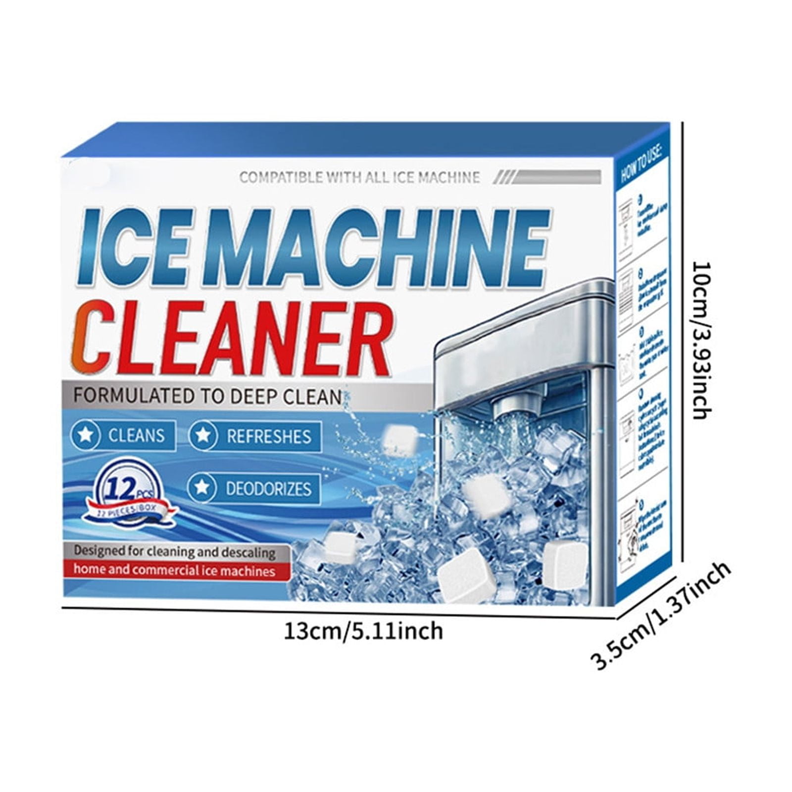 Cadorn All - Purpose Ice Machine Cleaner - Works with Countertop, Portable & Commercial Icemakers