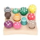 thumbnail image 3 of 12 Uds. De juguetes coloridos de madera para recoger setas, simulación de conteo, juego educativo de setas de tilo, 3 of 5