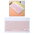 thumbnail image 4 of Bluetooth universal inalámbrico de tamaño completo para computadora PC de escritorio Rosado Jinwen Teclado inalámbrico Bluetooth, 4 of 8