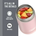 thumbnail image 3 of Thermos 16oz Insulated Food Jar with Folding Spoon, Sunset Pink, Ideal Use for Workday Meals and Travel, Made for Portable Food Storage, 3 of 10