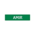 thumbnail image 1 of Amir Boys Children Name Indoor Outdoor Letter Printed Plaque Decoration Label Wall Novelty Aluminum Metal Sign 4"x13.5", 1 of 1