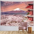 thumbnail image 2 of Fondo de tapiz japonés, cartel fotográfico de montaña asiática Fuji, 2 of 5