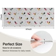 thumbnail image 5 of Gray Chicken Colorful Rooster Pattern Kitchen Rug Mat,Kitchen Runner Rugs Non Skid Washable,Decorative Kitchen Floor Mats for Kitchen,Sink,Laundry,17"X47", 5 of 5