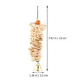 thumbnail image 4 of 3Pcs Suspending Parrot Toy Household Parakeet Toy Cage Cockatiel Toy Bird Accessory, 4 of 9