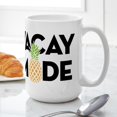 thumbnail image 6 of CafePress - Vacay Mode Color - 15 oz Ceramic Large White Novelty Mug, 6 of 6