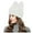 Beige, variant on Women Knit Crochet Cozy Furry Cat Hat With Ear Slouchy Wool Winter Warm Hats for Hats Grey,One Size